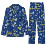 Toledo Rockets Long Pajama Set Custom Heart Charms Blue Best Selling