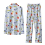 Toledo Rockets Long Pajama Set Custom Ribbon Florals Blue Best Selling