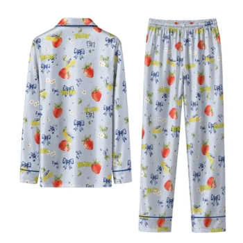 Toledo Rockets Long Pajama Set Custom Ribbon Florals Blue Fashion Forward