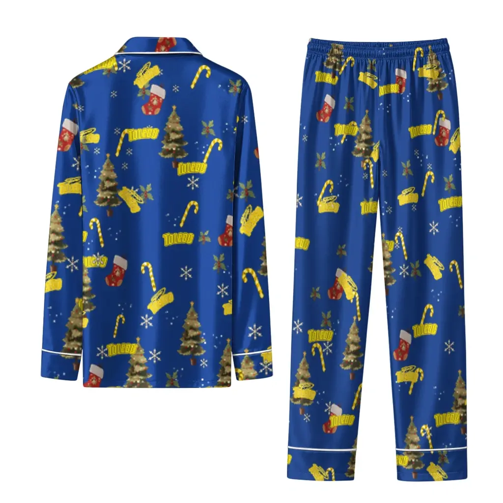 Toledo Rockets Long Pajama Set Custom Sprig Scatter Blue Fashion Forward Toledo Rockets Long Pajama Set Custom Sprig Scatter Blue Fashion Forward
