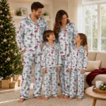 Troy Trojans Long Pajama Set Personalized Character Scatter Best Selling