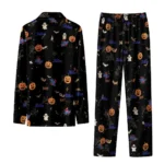 Tulsa Golden Hurricane Long Pajama Set Custom Icon Confetti Black Best Selling
