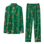 Uab Blazers Long Pajama Set Personalized Sprig Scatter Green Best Selling