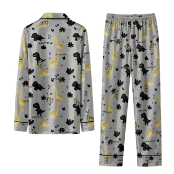 Ucf Knights Long Pajama Set Custom Character Scatter Fashion Forward