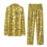 Ucf Knights Long Pajama Set Custom Heart Charms Gold Best Selling