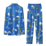 Ucla Bruins Long Pajama Set Customized Cloud Stars Blue Best Selling