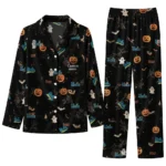 Ucla Bruins Long Pajama Set Customized Icon Confetti Black Best Selling