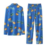 Ucla Bruins Long Pajama Set Customized Snack Scatter Blue Best Selling