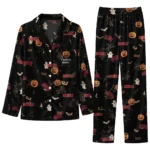 Unlv Rebels Long Pajama Set Personalized Icon Confetti Black Best Selling