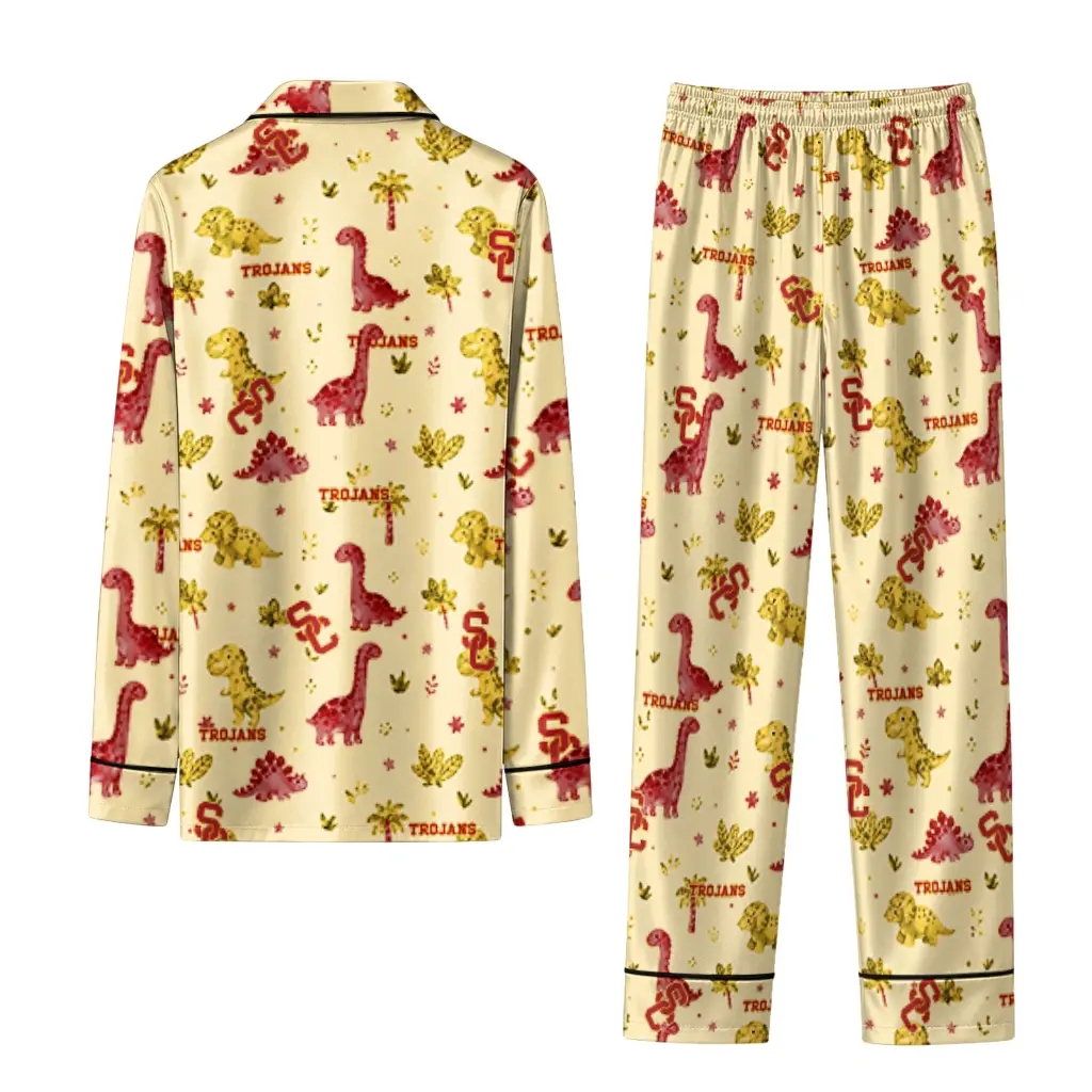 Usc Trojans Long Pajama Set Personalized Character Scatter Fashion Forward Usc Trojans Long Pajama Set Personalized Character Scatter Fashion Forward