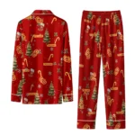 Usc Trojans Long Pajama Set Personalized Sprig Scatter Red Best Selling