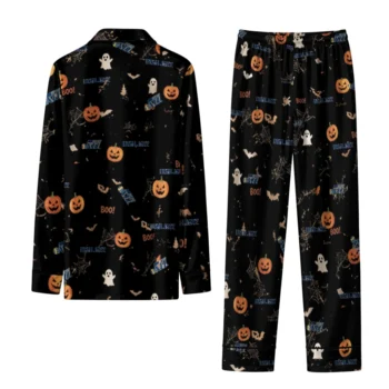 utah jazz long pajama set customized icon confetti black fashion forward.webp