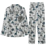 Utah State Aggies Long Pajama Set Personalized Character Scatter Best Selling