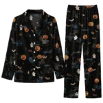 Utah State Aggies Long Pajama Set Personalized Icon Confetti Black Best Selling