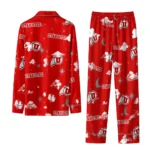 Utah Utes Long Pajama Set Custom Cloud Stars Red Best Selling