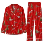 Utah Utes Long Pajama Set - Custom Sprig Scatter Red 1 Utah Utes Long Pajama Set Custom Sprig Scatter Red Best Selling
