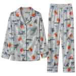 UTEP Miners Long Pajama Set - Personalized Ribbon Florals Blue 1 Utep Miners Long Pajama Set Personalized Ribbon Florals Blue Best Selling