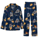Utep Miners Long Pajama Set Personalized Snack Scatter Blue Best Selling