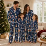Utsa Roadrunners Long Pajama Set Customized Animal Scatter Orange Best Selling