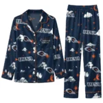 Utsa Roadrunners Long Pajama Set Customized Cloud Stars Orange Best Selling