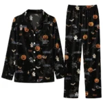 Utsa Roadrunners Long Pajama Set Customized Icon Confetti Black Best Selling