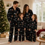 Utsa Roadrunners Long Pajama Set Customized Icon Confetti Black Best Selling