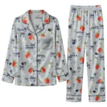 Utsa Roadrunners Long Pajama Set Customized Ribbon Florals Orange Best Selling