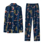 Utsa Roadrunners Long Pajama Set Customized Sprig Scatter Orange Best Selling