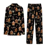 Vanderbilt Commodores Long Pajama Set Custom Candy Scatter Black Best Selling