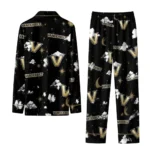 Vanderbilt Commodores Long Pajama Set Custom Cloud Stars Black Best Selling