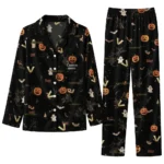 Vanderbilt Commodores Long Pajama Set Custom Icon Confetti Black Best Selling