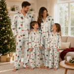 vegas golden knights long pajama set custom ribbon florals tan best selling.webp