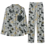 Vegas Golden Knights Long Pajama Set Customized Character Scatter Best Selling