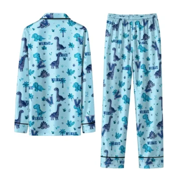 Villanova Wildcats Long Pajama Set Customized Character Scatter Fashion Forward