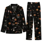 Virginia Cavaliers Long Pajama Set Personalized Icon Confetti Black Best Selling