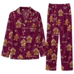 Virginia Tech Hokies Long Pajama Set - Customized Candy Scatter Maroon 1 Virginia Tech Hokies Long Pajama Set Customized Candy Scatter Maroon Best Selling