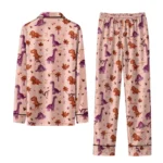Virginia Tech Hokies Long Pajama Set Customized Character Scatter Best Selling