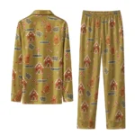 Wake Forest Demon Deacons Long Pajama Set Personalized Candy Scatter Gold Best Selling