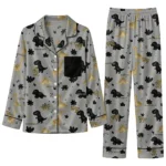 Wake Forest Demon Deacons Long Pajama Set Personalized Character Scatter Best Selling