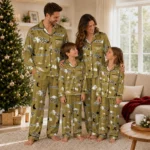 Wake Forest Demon Deacons Long Pajama Set Personalized Cloud Stars Gold Best Selling