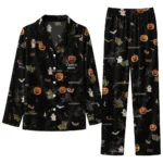 Wake Forest Demon Deacons Long Pajama Set Personalized Icon Confetti Black Best Selling