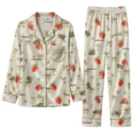 Wake Forest Demon Deacons Long Pajama Set - Personalized Ribbon Florals Gold 1 Wake Forest Demon Deacons Long Pajama Set Personalized Ribbon Florals Gold Best Selling