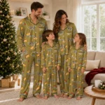 Wake Forest Demon Deacons Long Pajama Set Personalized Snack Scatter Gold Best Selling