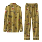 Wake Forest Demon Deacons Long Pajama Set Personalized Sprig Scatter Gold Best Selling