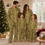 Wake Forest Demon Deacons Long Pajama Set Personalized Sprig Scatter Gold Best Selling