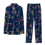 Washington Capitals Long Pajama Set Customized Sprig Scatter Blue Best Selling