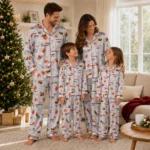 washington commanders long pajama set custom ribbon florals burgundy best selling.webp