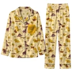 Washington Commanders Long Pajama Set Customized Character Scatter Best Selling