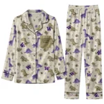 Washington Huskies Long Pajama Set Personalized Character Scatter Best Selling