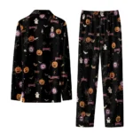washington nationals long pajama set custom icon confetti black best selling.webp
